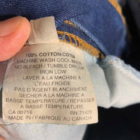 VTG 90s Jax Sport High Waist Jeans 8 Baggy Straight Leg, Medium Wash Taper Leg - Picture 13 of 13